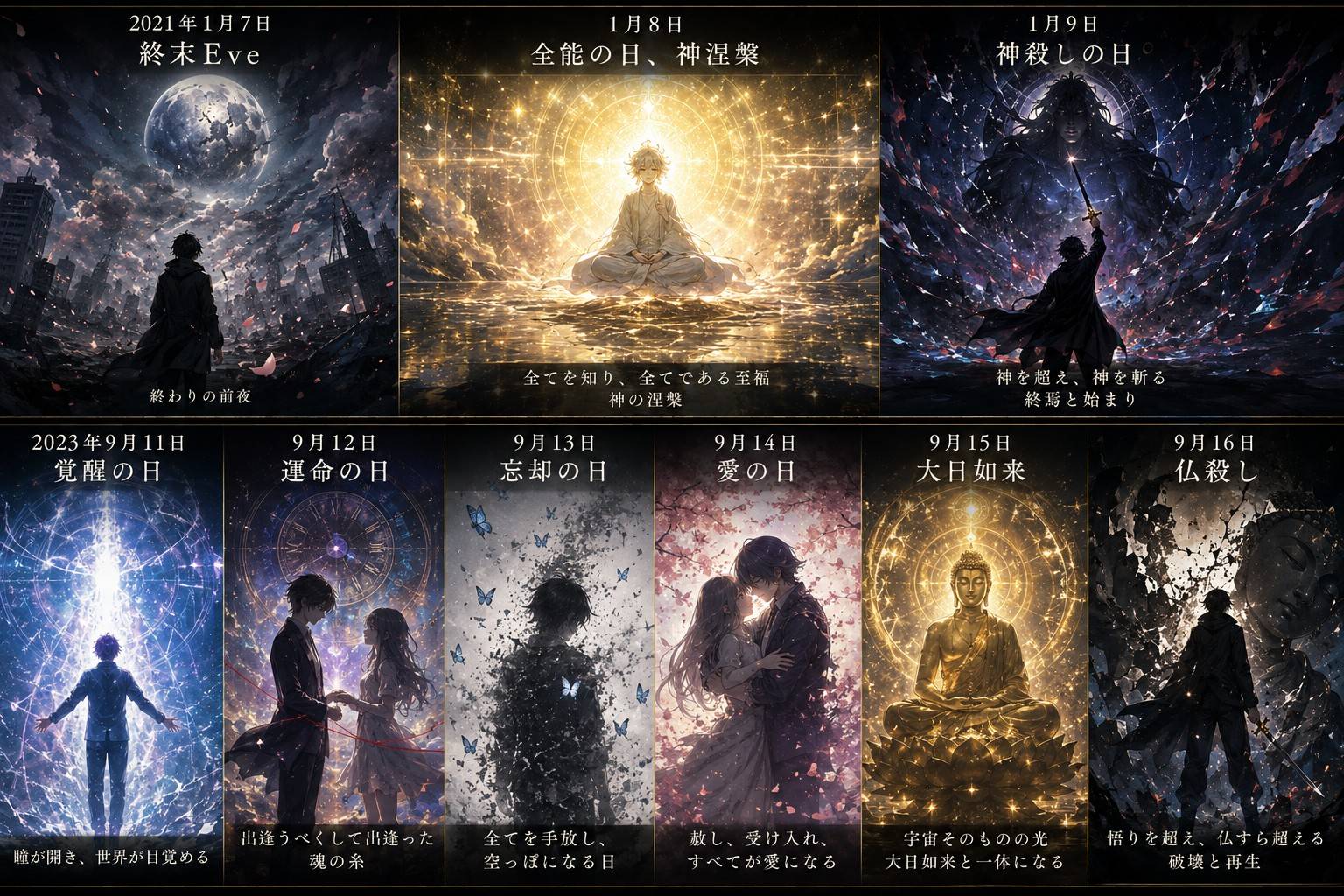 フリーズ242 冬の日、涅槃＝神仏からのメッセージ