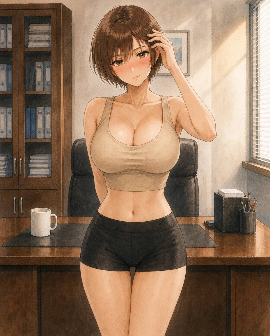 …ぴっちぴち、しかも布面積メッチャ小さい。