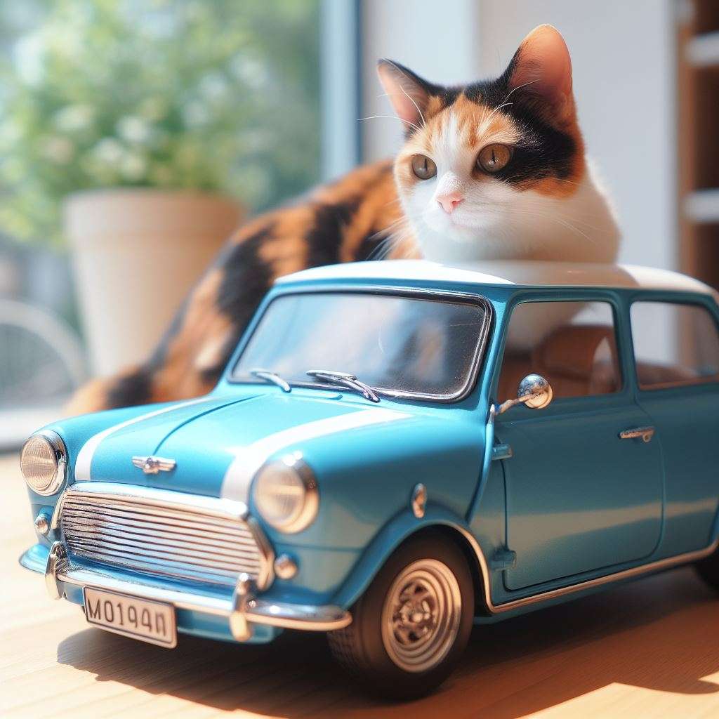 034. Getaway in a Little Blue Car