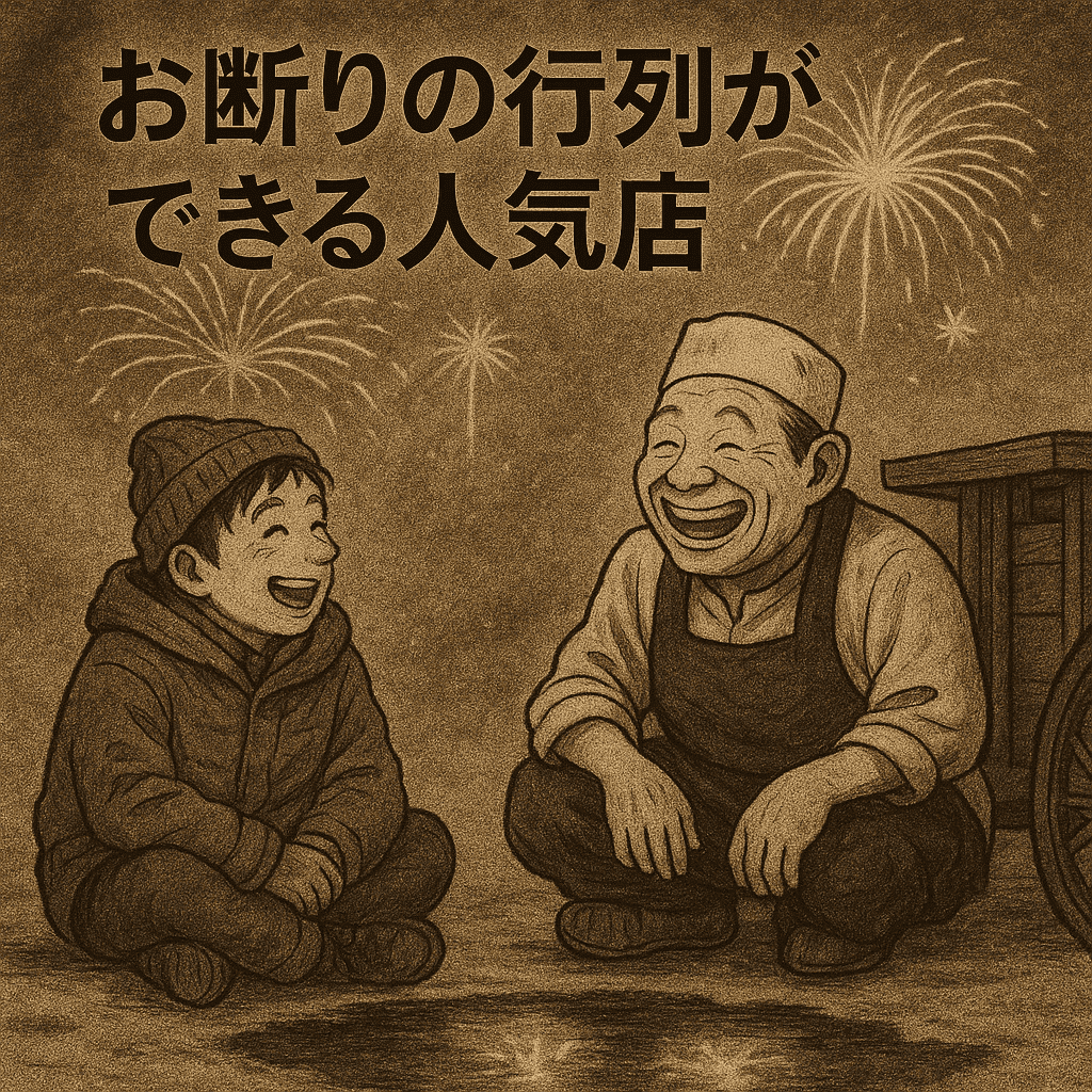 ◽️プチストーリー【お断りの行列ができる人気店】（作品No_16）