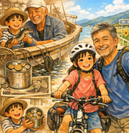 この作品は少年時代に祖父と過ごした夏休みの回顧録である